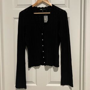 Maje Elegant Black Women's Cardigan